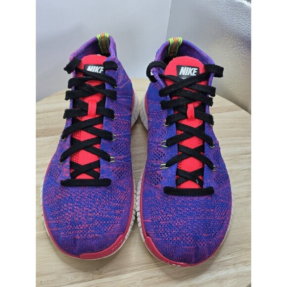 Nike Free Flyknit Chukka Men's Size 8.5 Running Shoes Game Royal - Picture 4 of 10